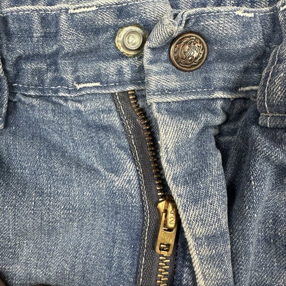 Vintage Carpenter Farm Faded Distressed Denim Pants Sanforized Men’s 26x31 - Picture 6 of 14